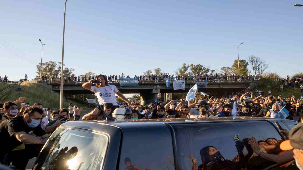 Maradona funerali vide