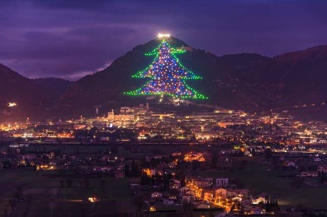 Albero natale gubbio