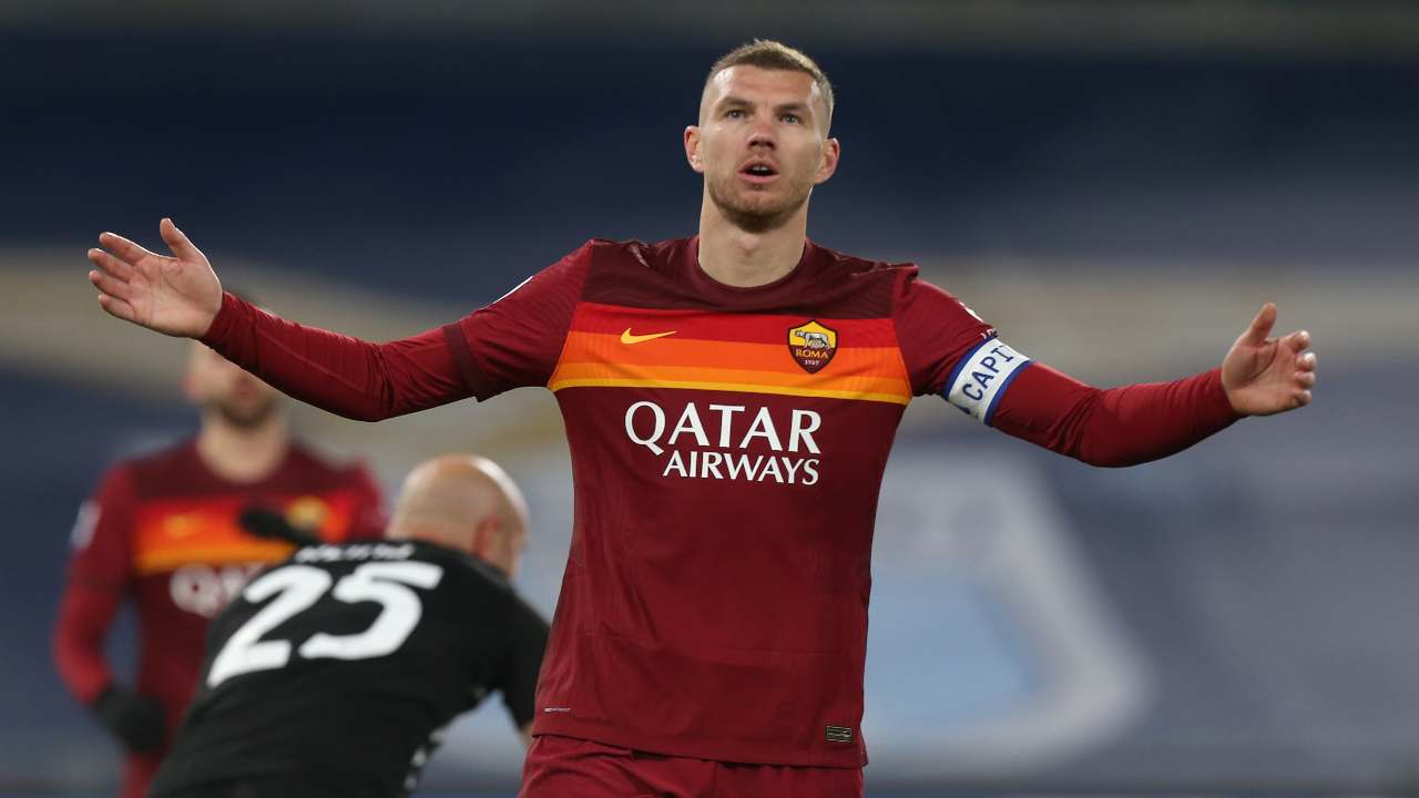 Roma-Spezia lite Dzeko