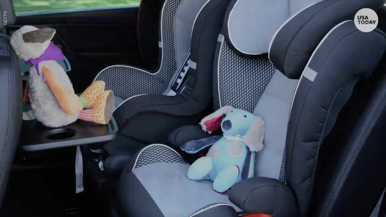 bambina chiusa in auto