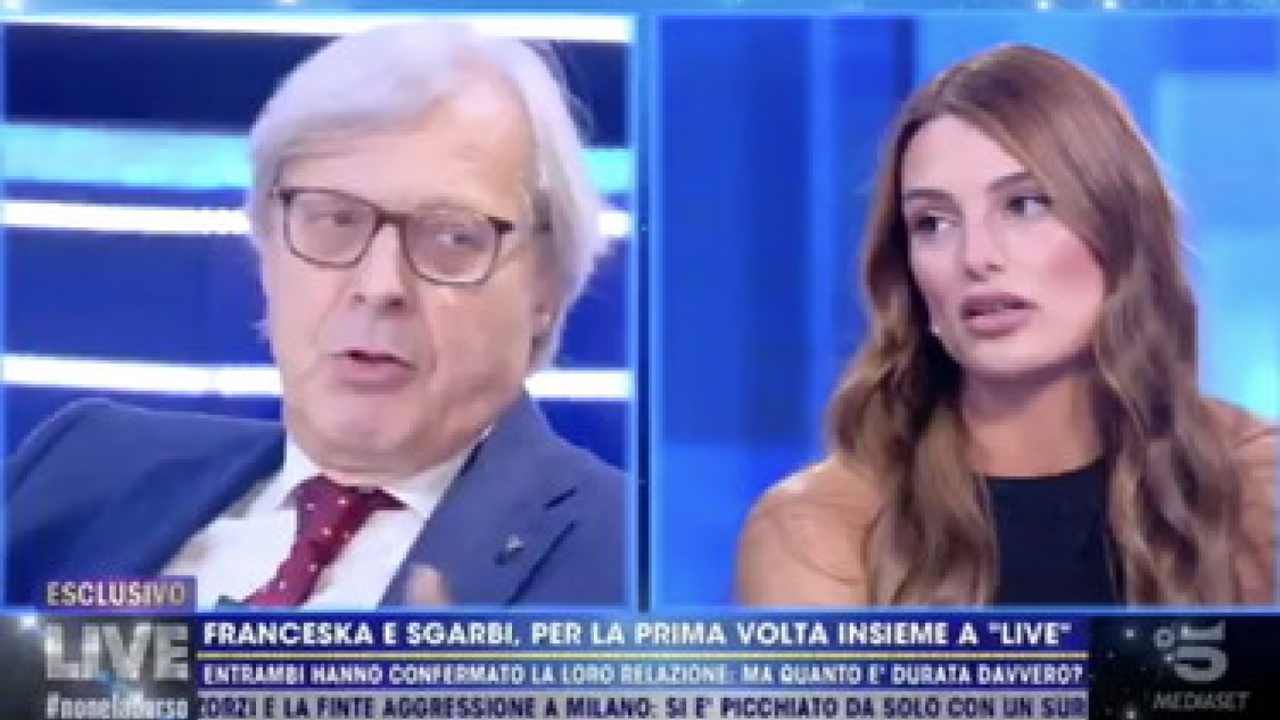 Franceska Pepe e Vittorio Sgarbi