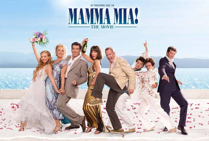 La locandina del film Mamma Mia,