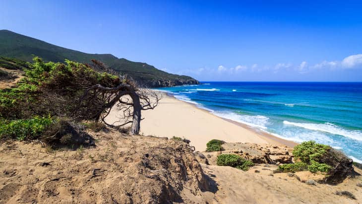 spiaggia di Piscinas