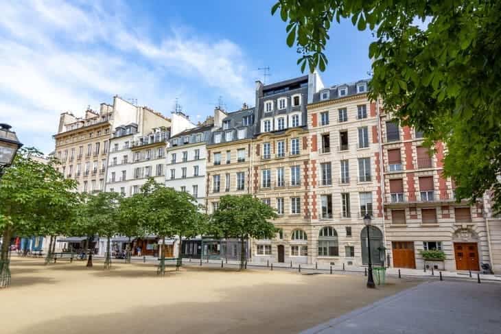 Place Dauphine a Parig