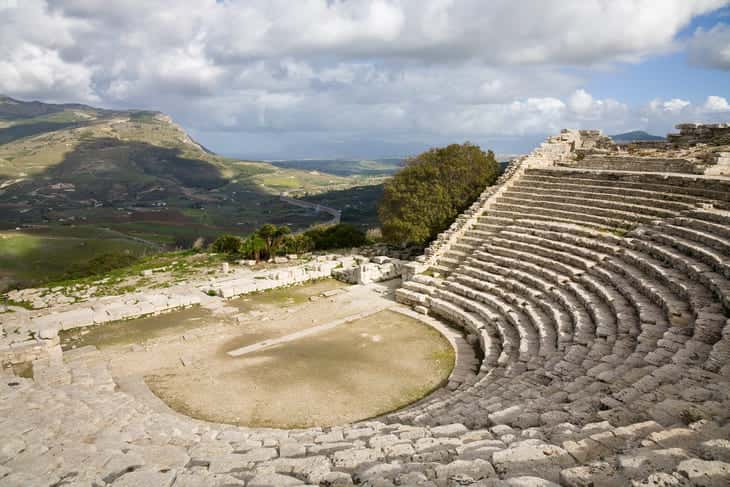 Il teatro greco di Segesta 