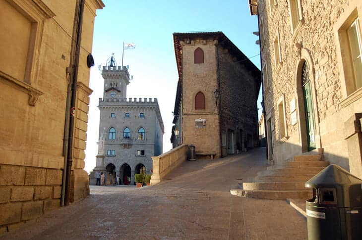 Piazza della Libertà a San Marino