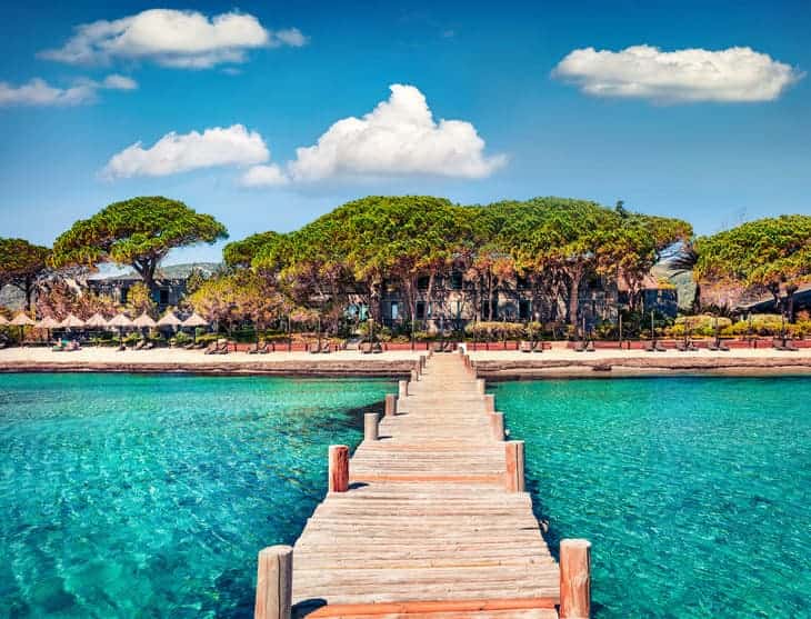 Nella costa ovest vicino Portovecchio ci sono spiagge bellissime spiagge da vedere in Corsica