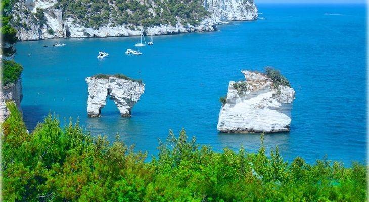 La terrazza dei baci nel Gargano