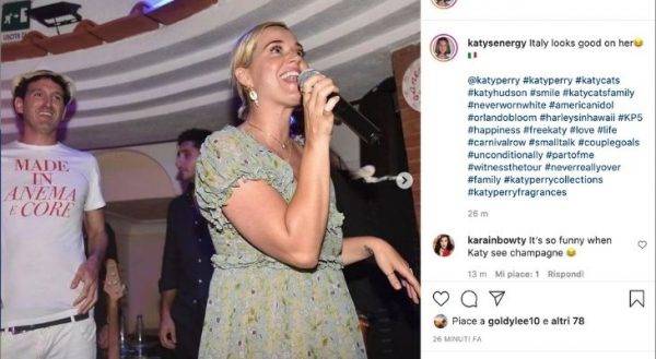 Katy Perry e Orlando Bloom a Capri