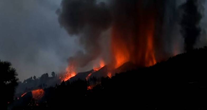 eruzione vulcano canarie