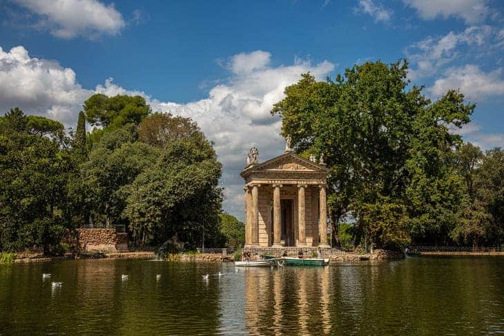 villa borghese ottobre roma