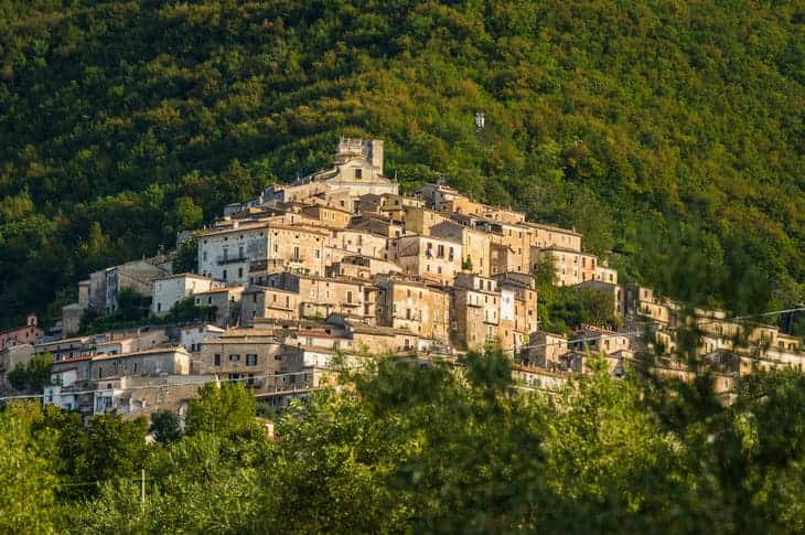 borgo lazio inverno