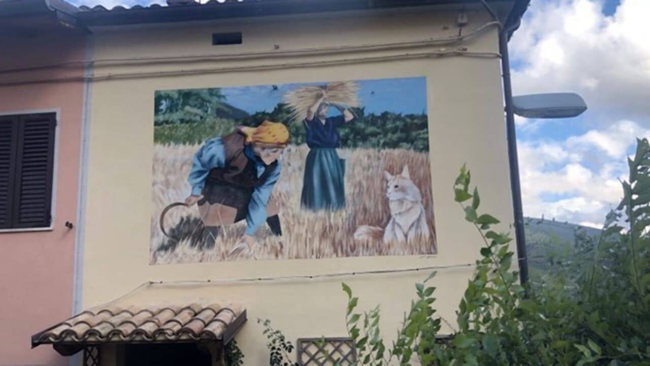 borgo murales cacciano