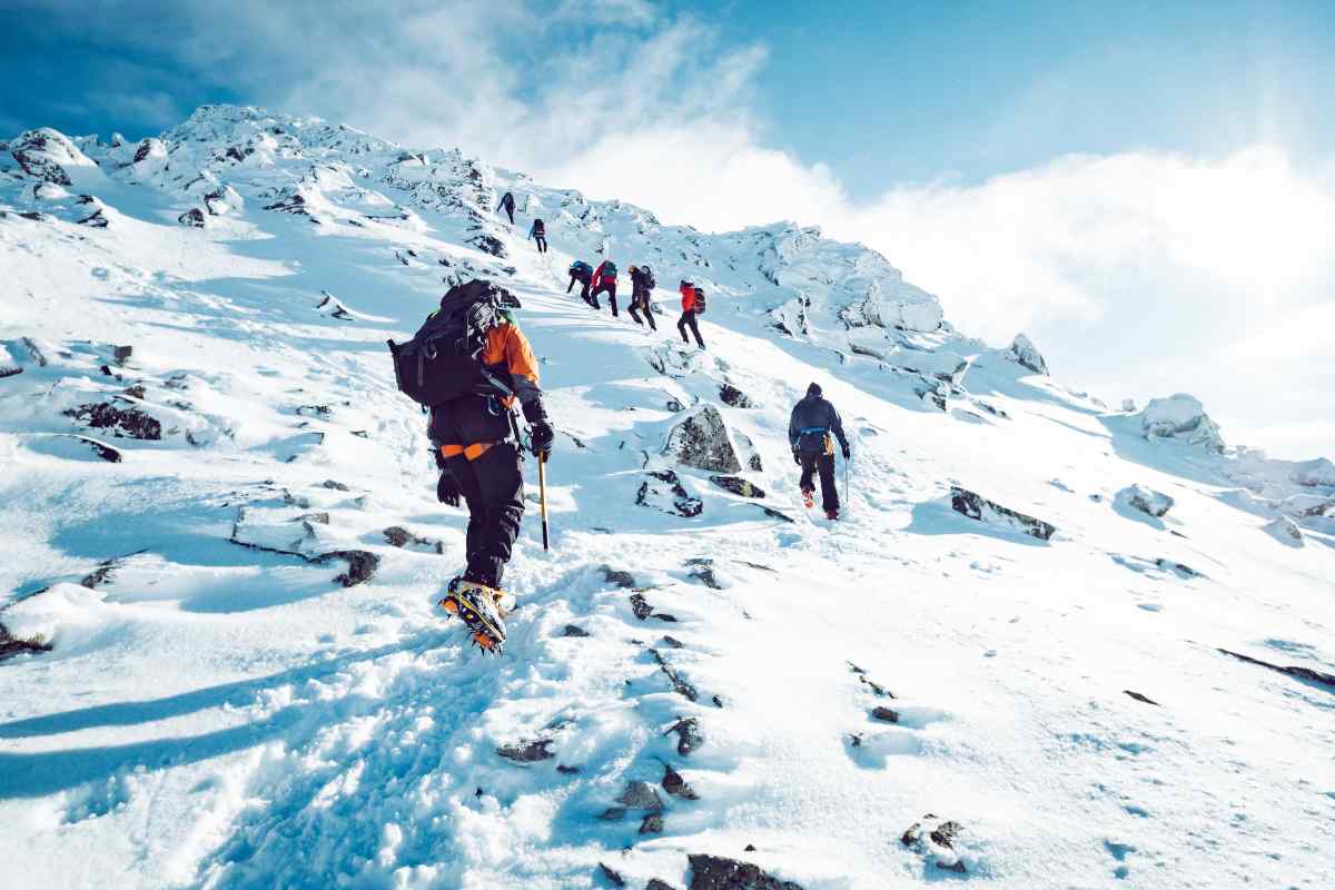 Trekking in montagna in inverno a cosa prestare attenzione