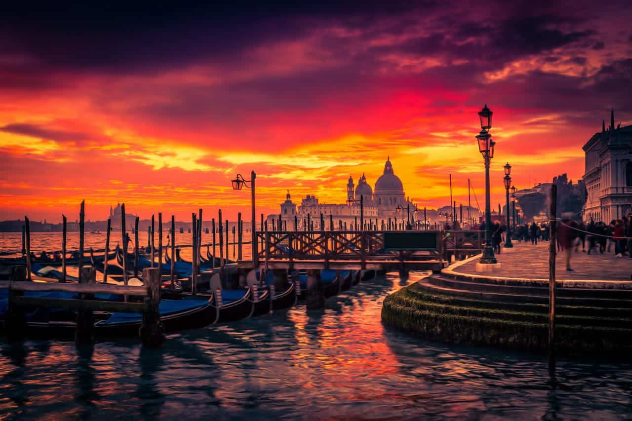 tramonto venezia