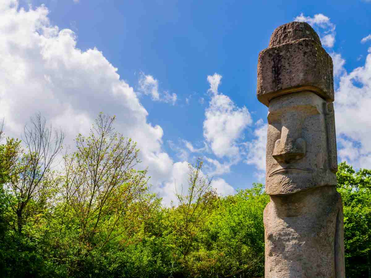 Il moai di Vitorchiano