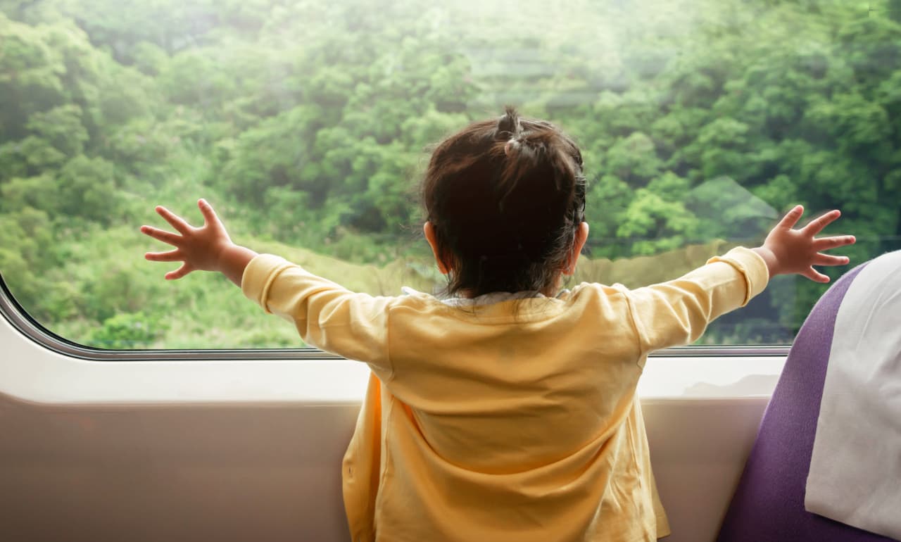 viaggiare famiglia treno weekend