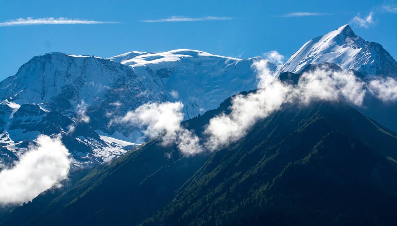 monte bianco caduta pietre