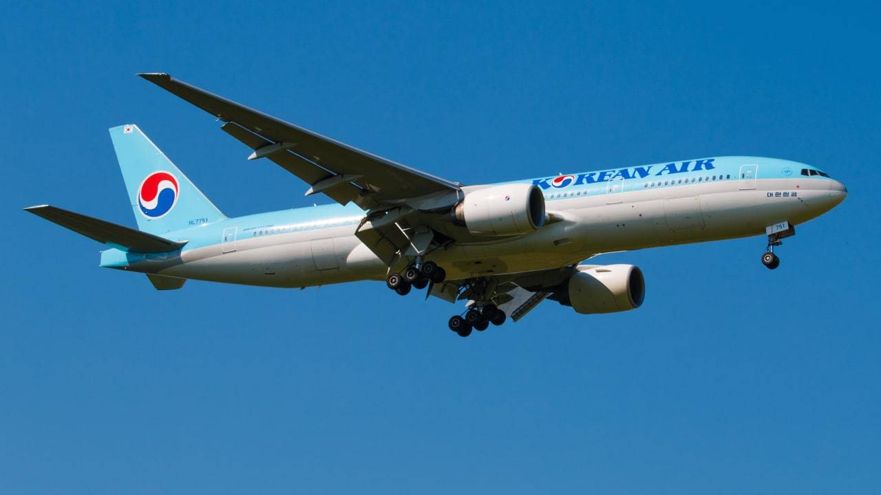 korean air volo roma