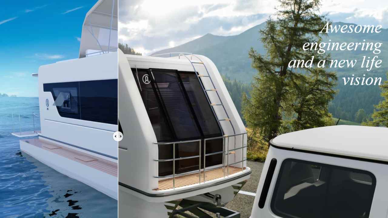 Caracat, un caravan catamarano per viaggiare liberi