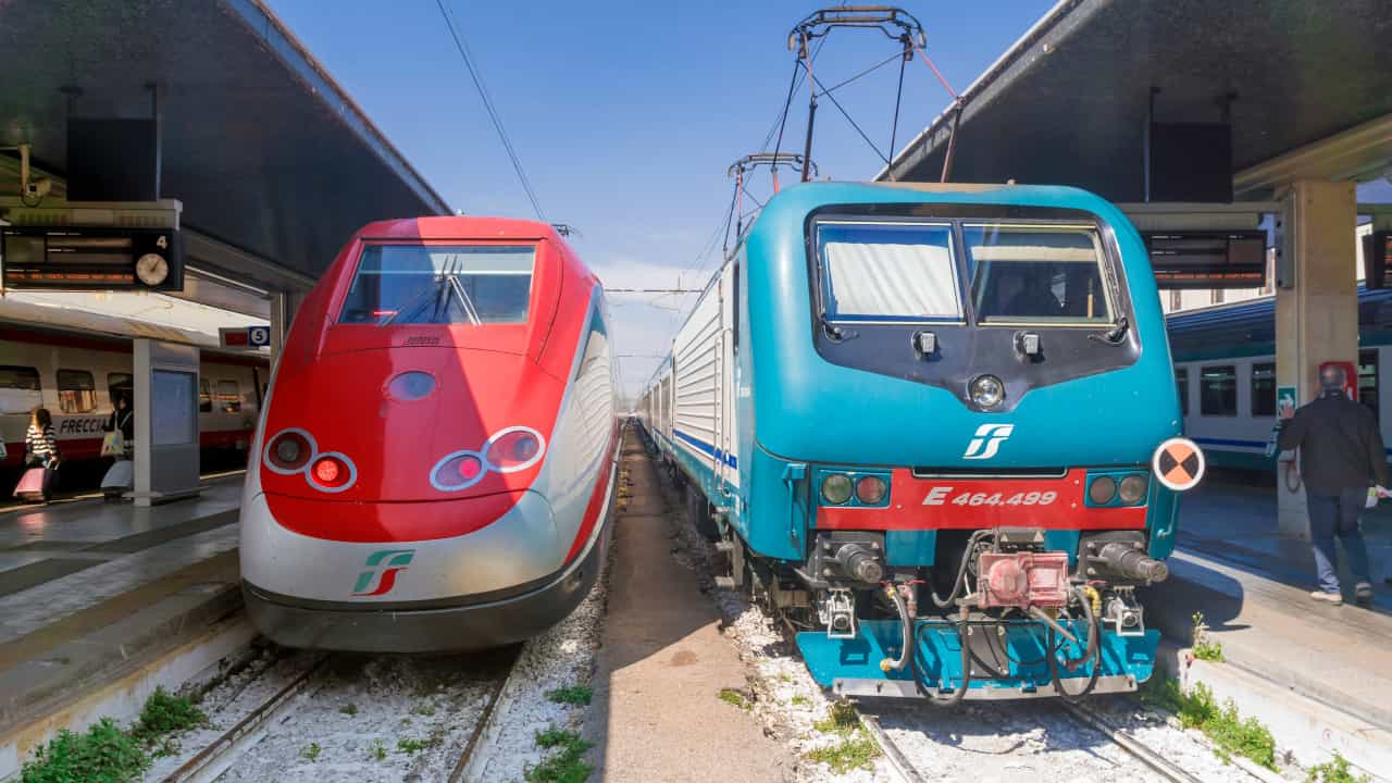 regione italiana treno gratis