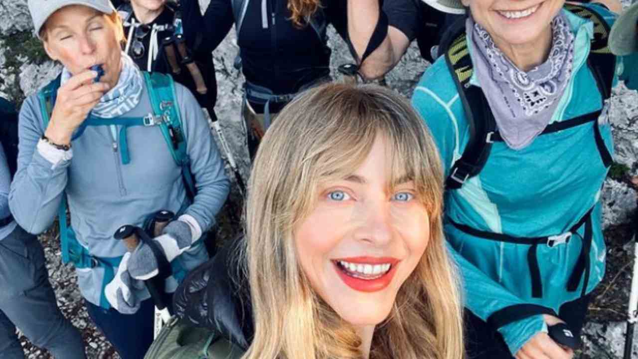 Julianne Alexandra Hough vacanza in Italia a Fiuggi