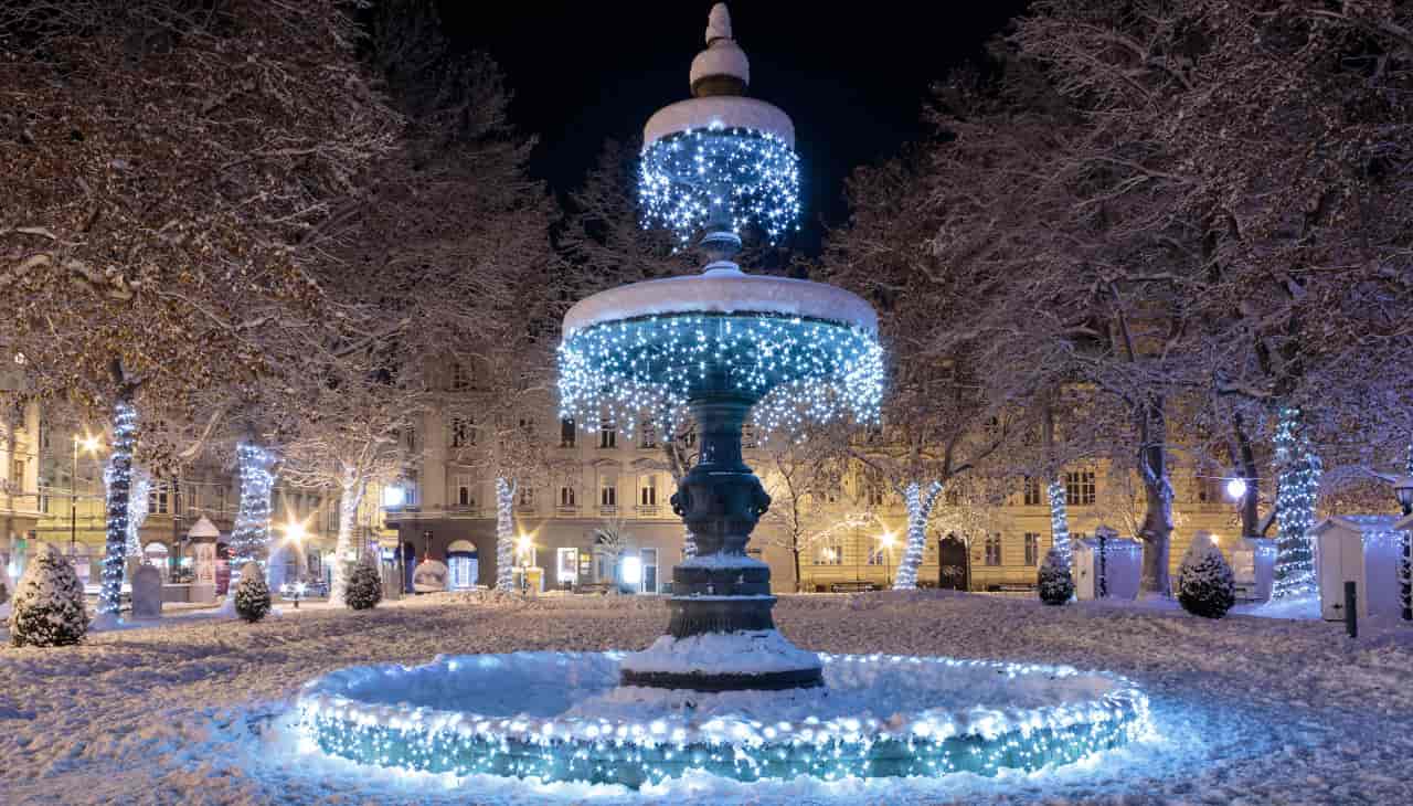 città luminarie belle europa