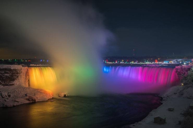 cascate niagara inverno