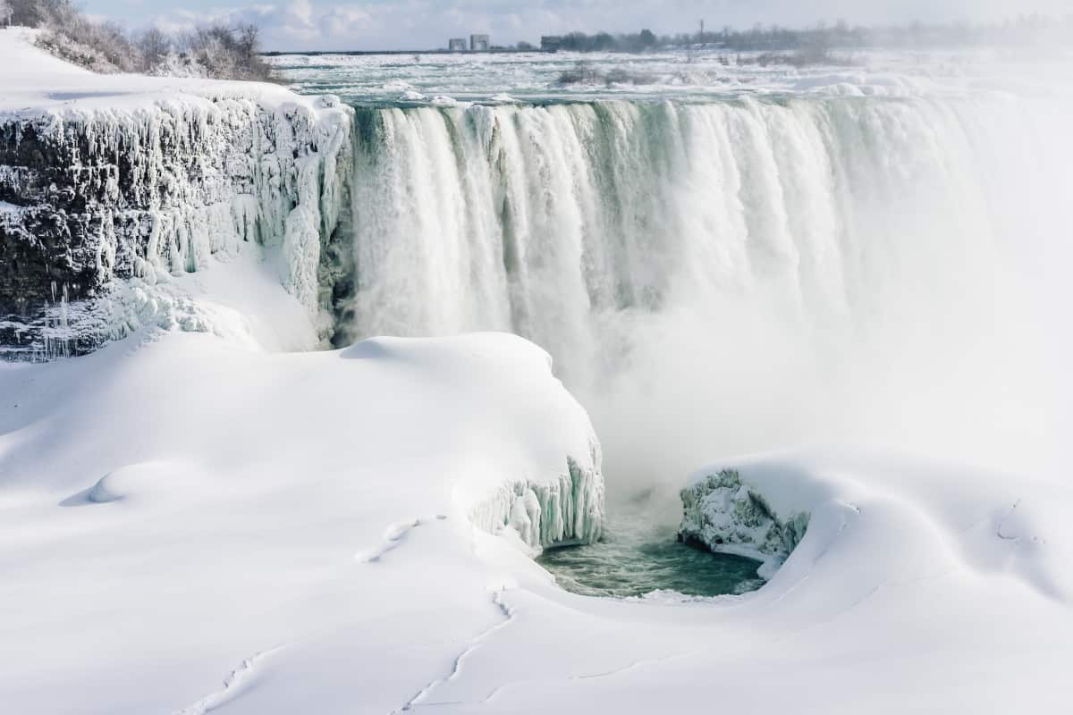 cascate niagara inverno