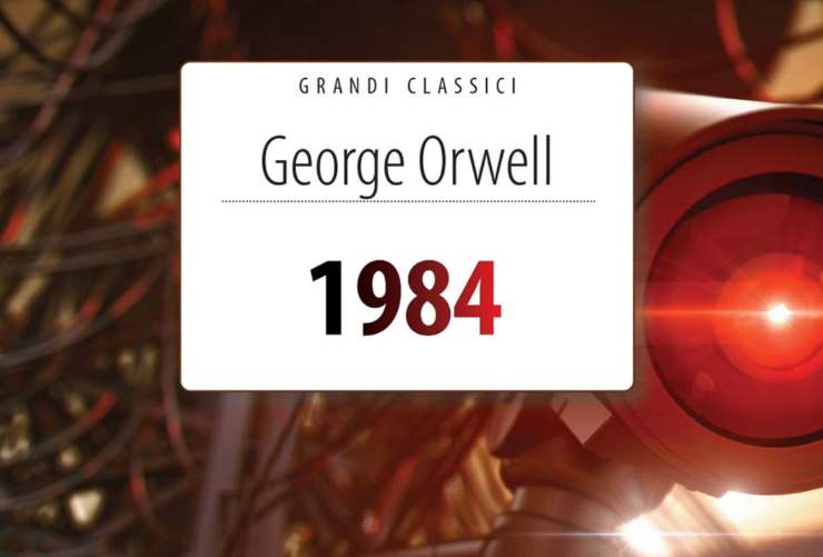 La copertina di 1984 di George Orwell
