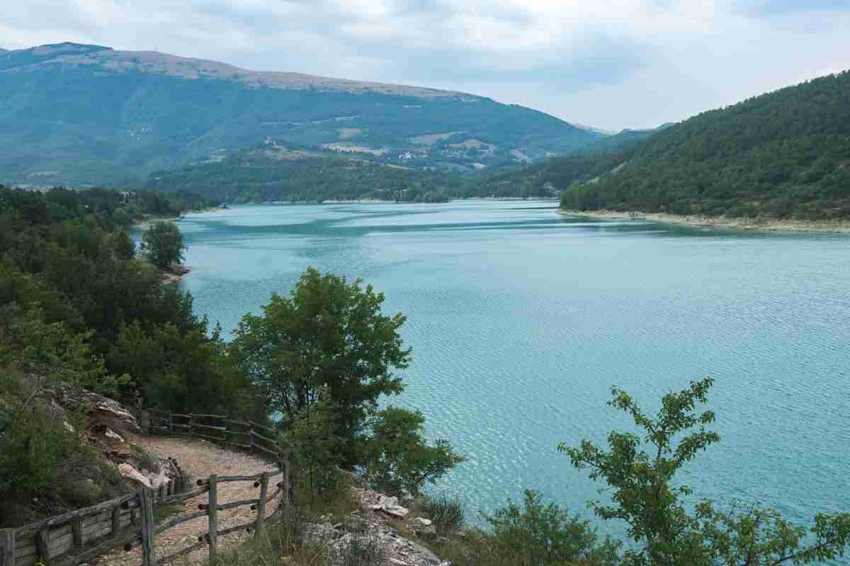 Lago di Vico visto dall'alto
