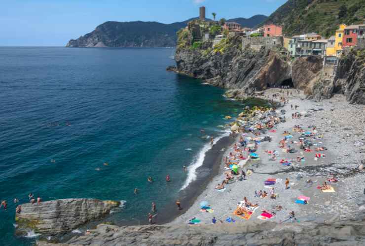 spiaggia di Vernazza Cinque Terre Liguria