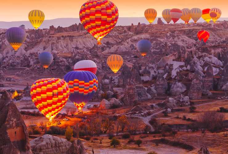 mongolfiere Cappadocia vista panoramica