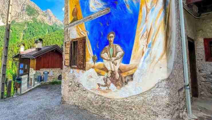 murales a cibiana di cadore 