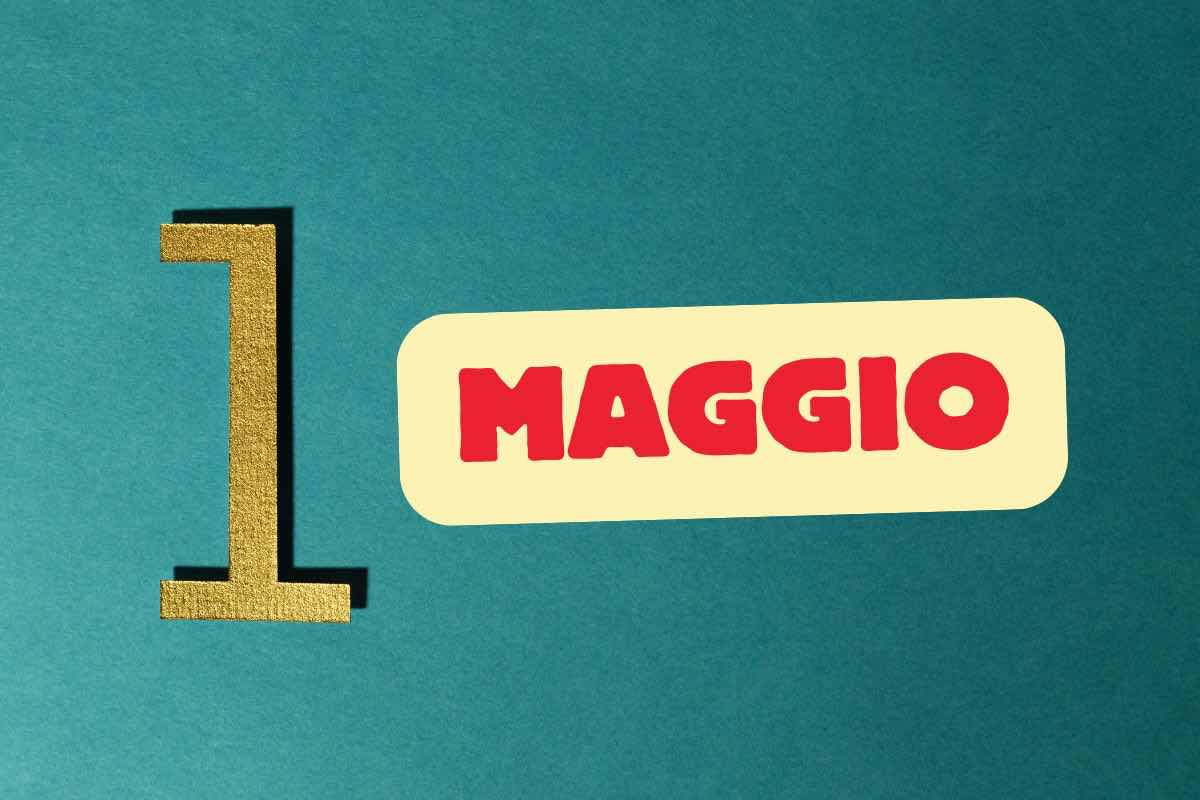 1 Maggio scritta
