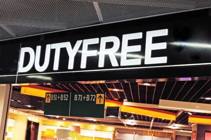 Negozio aeroporto duty free