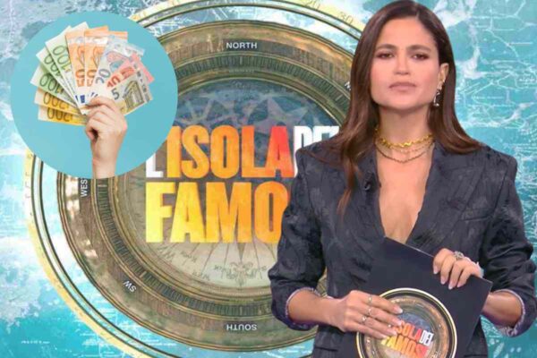 isola dei famosi logo veronica gentili e mani con banconote