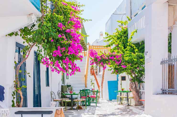 paesaggio di mykonos