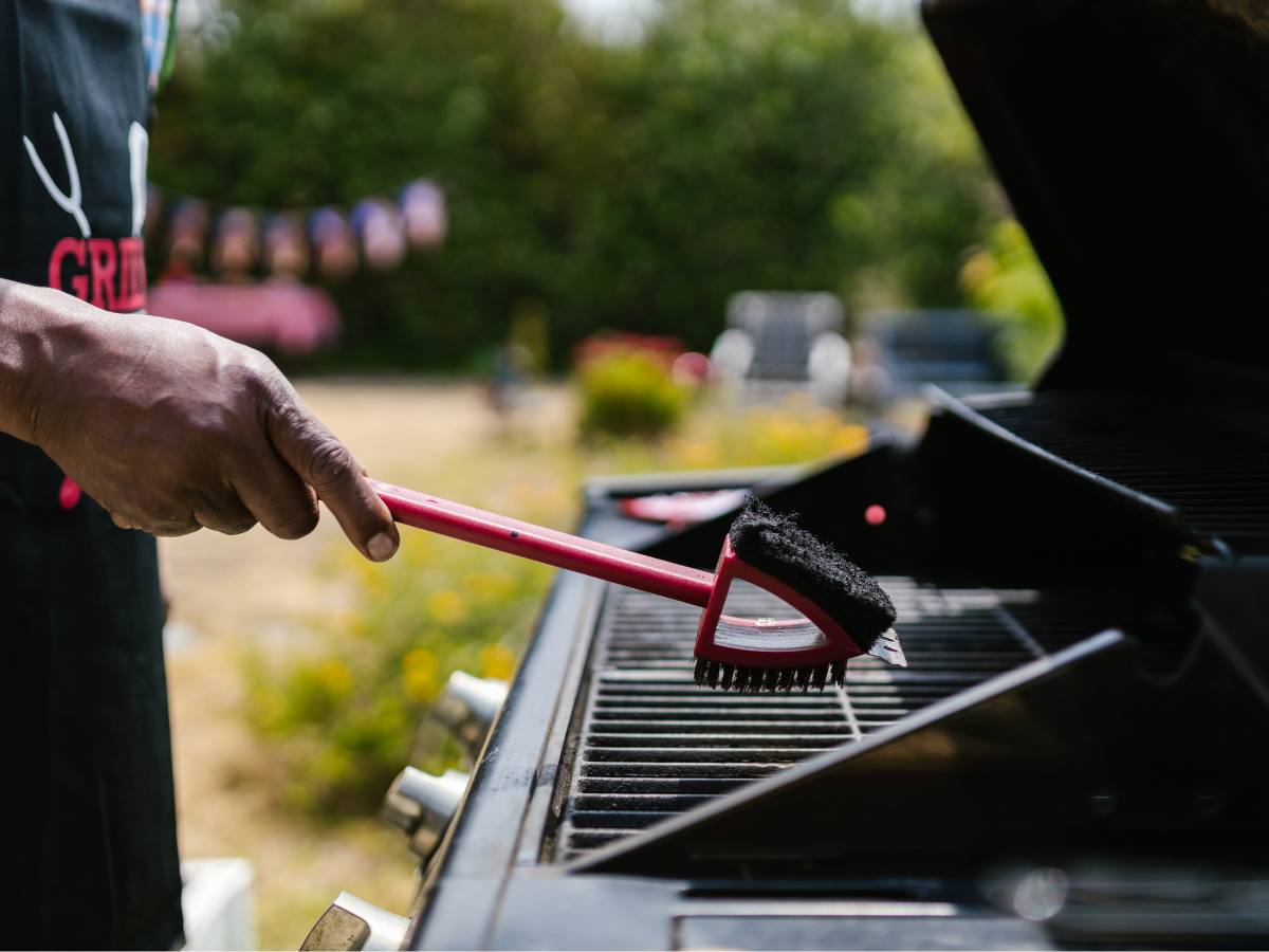 pulizia del barbecue