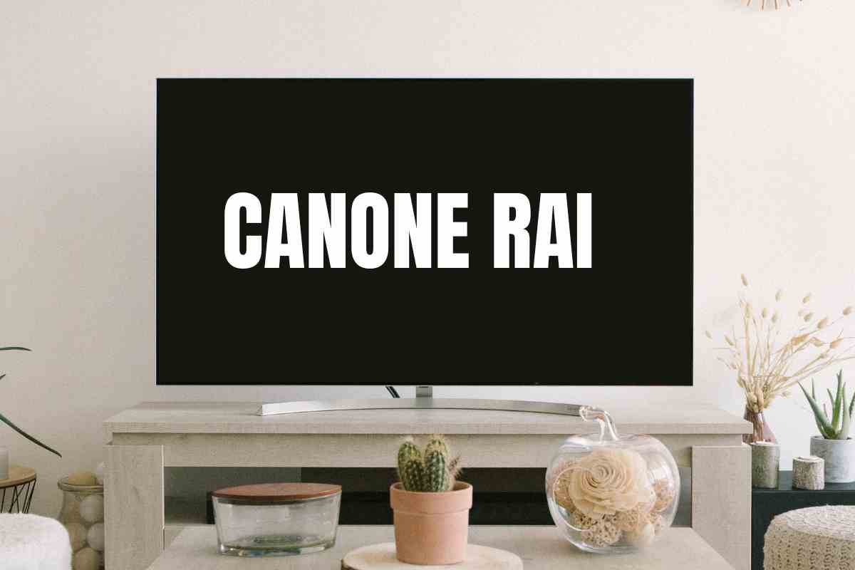Televisore e Canone RAI