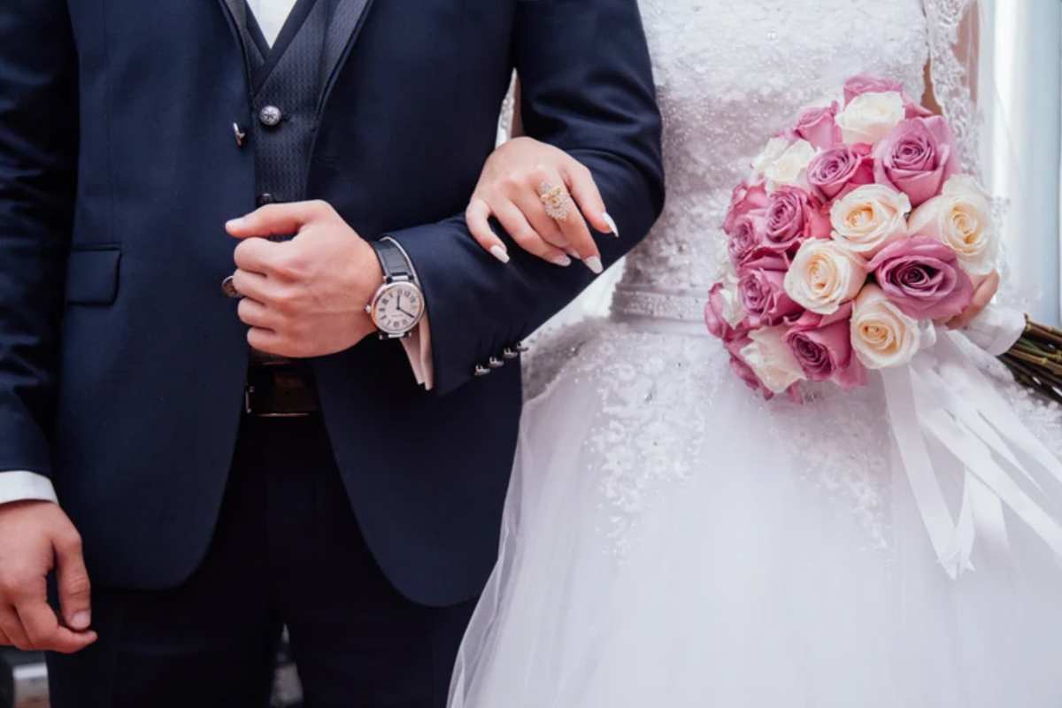 Una sposa e uno sposo