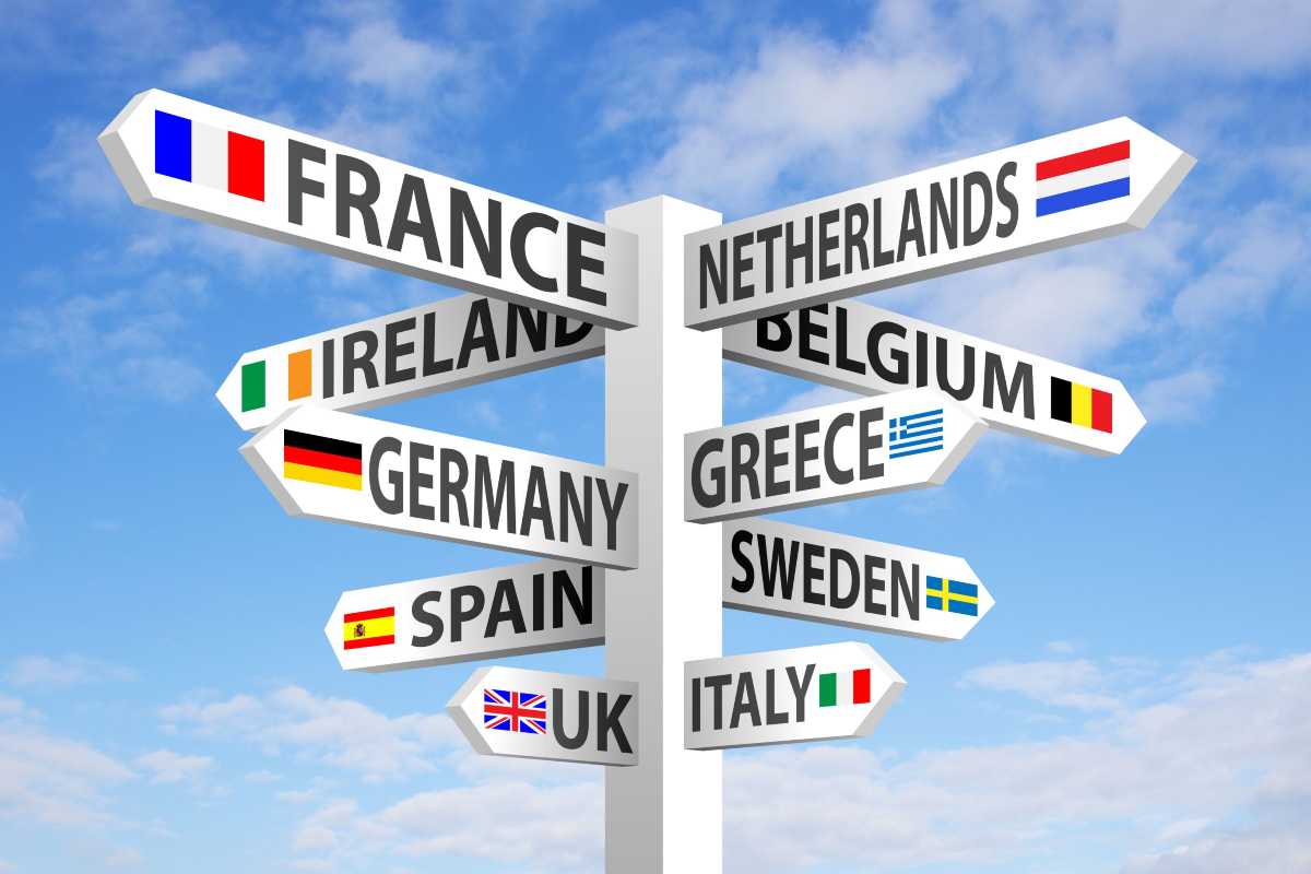 Indicazioni per le nazioni europee