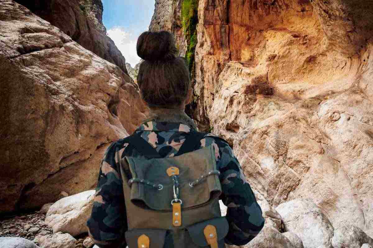 Canyon e viaggiatrice