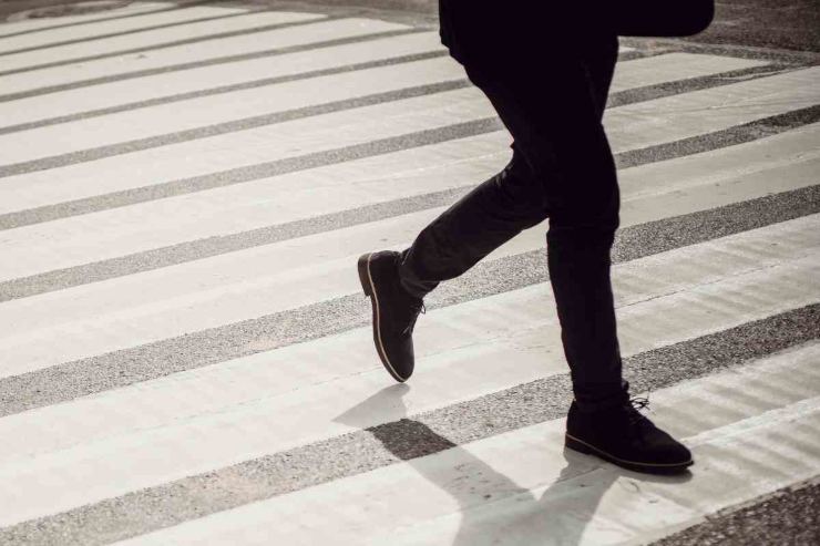 Pedone sulle strisce 