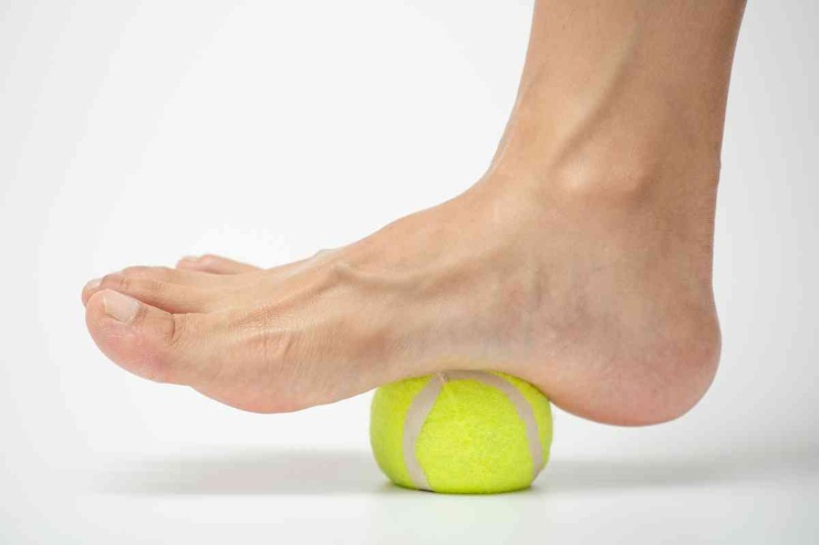 Pallina sotto al piede