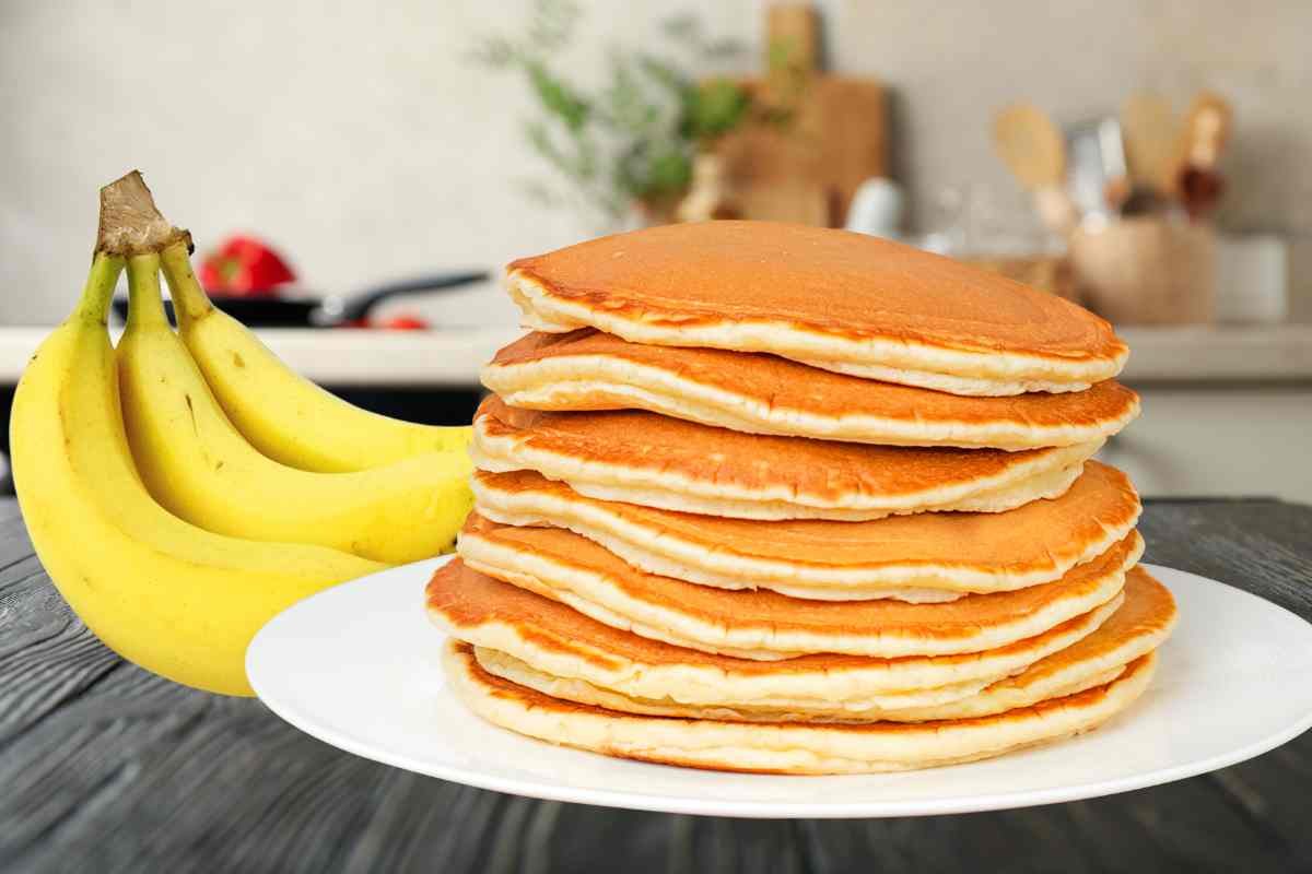 Pancake e banane