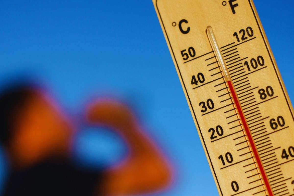 Termometro che indica 40 gradi