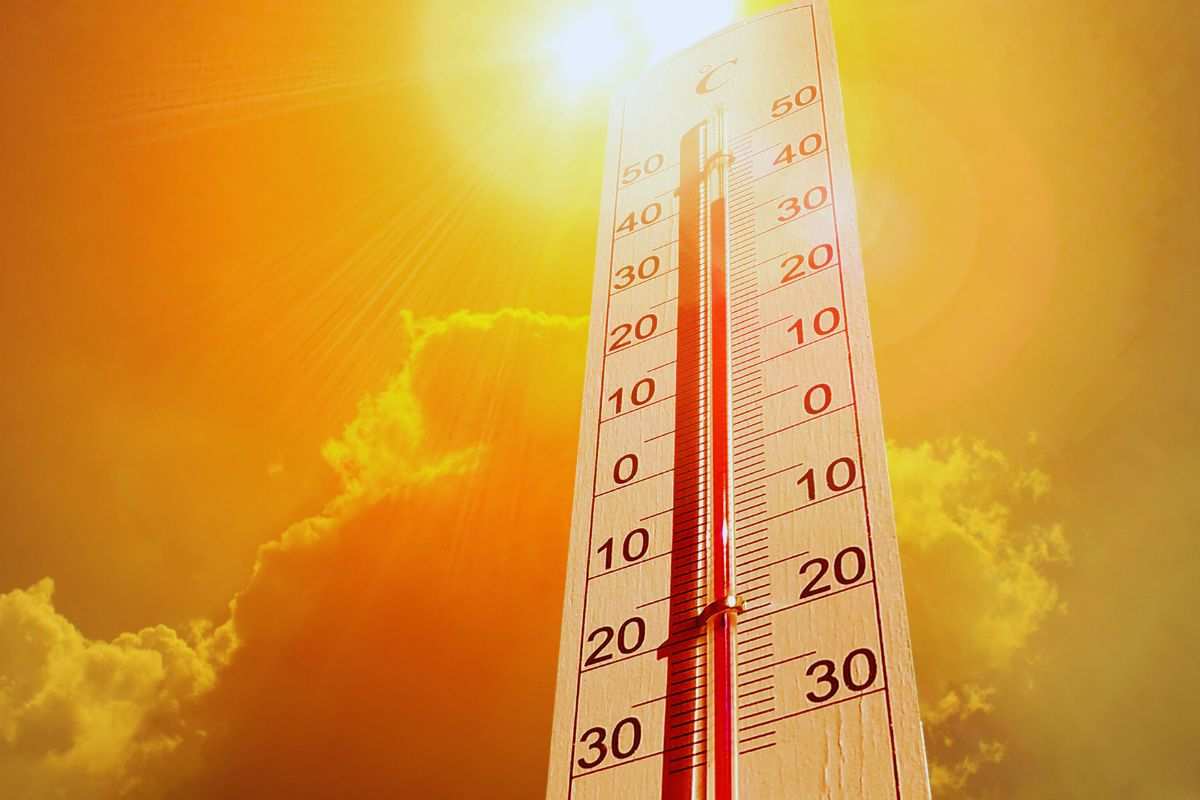 Termometro indicante i 40 gradi