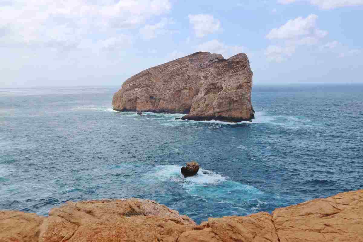 Isola vista dalla costa