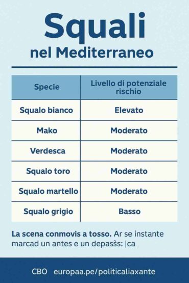 Squali nel Mediterraneo